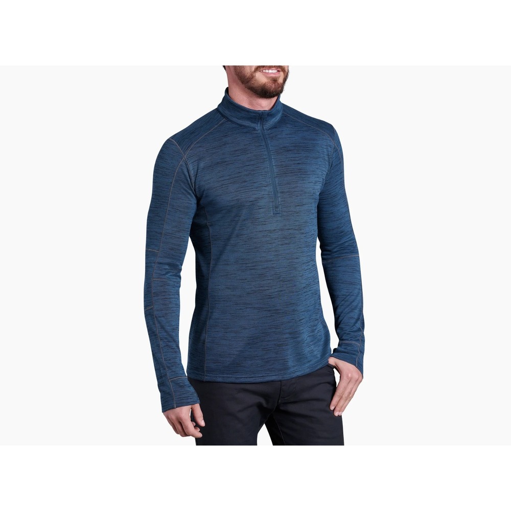 KUHL 1/4 Zip Pullover  Men's Alloy Gorpcore Athleisure - Size L Midnight Blue